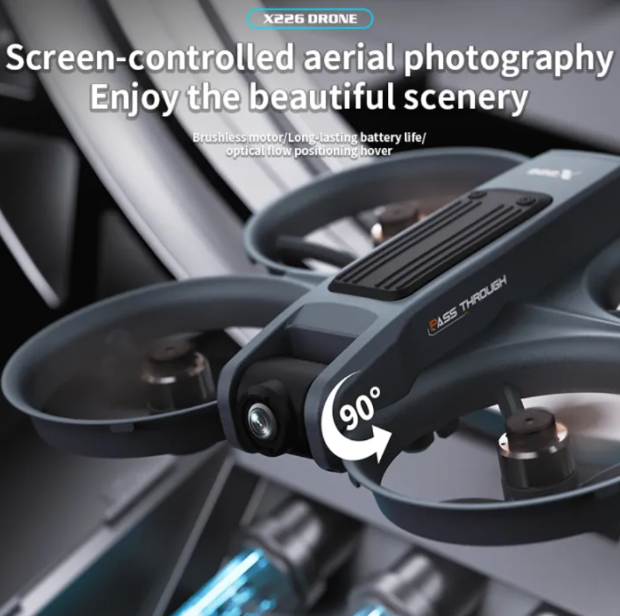 x226 Drone 8K WIFI Professional HD Aerial Photography Remote Control Aircraft HD Brushless Motor Dual Camera Accessory Fisheye Fpv